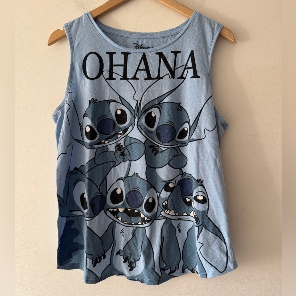 Disney Lilo & Stitch Ohana Stitch Graphic Tank Top